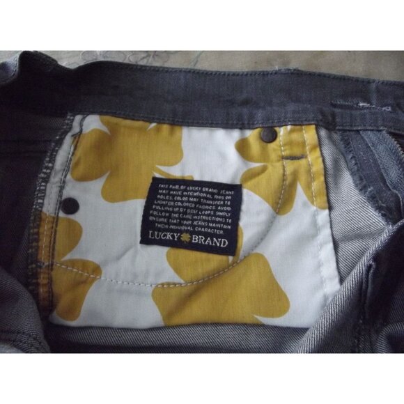 Lucky Brand Jeans 8/29 x 29" Gray Charlie Skinny low rise Cotton Blend stretch - Picture 8 of 12